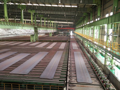 Production process of EN 10155 S355J2G1W weathering steel plate
