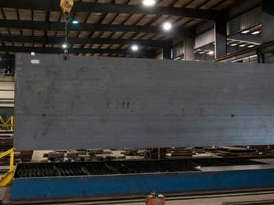 ASTM A242 Type1 weathering steel plate is oxidized