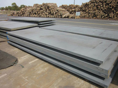 Strength and toughness characteristics of SS41 steel plate