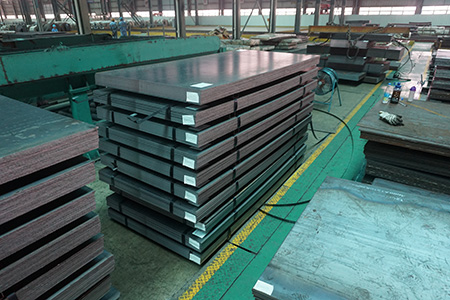 A Heat treatment process of St52 steel plate