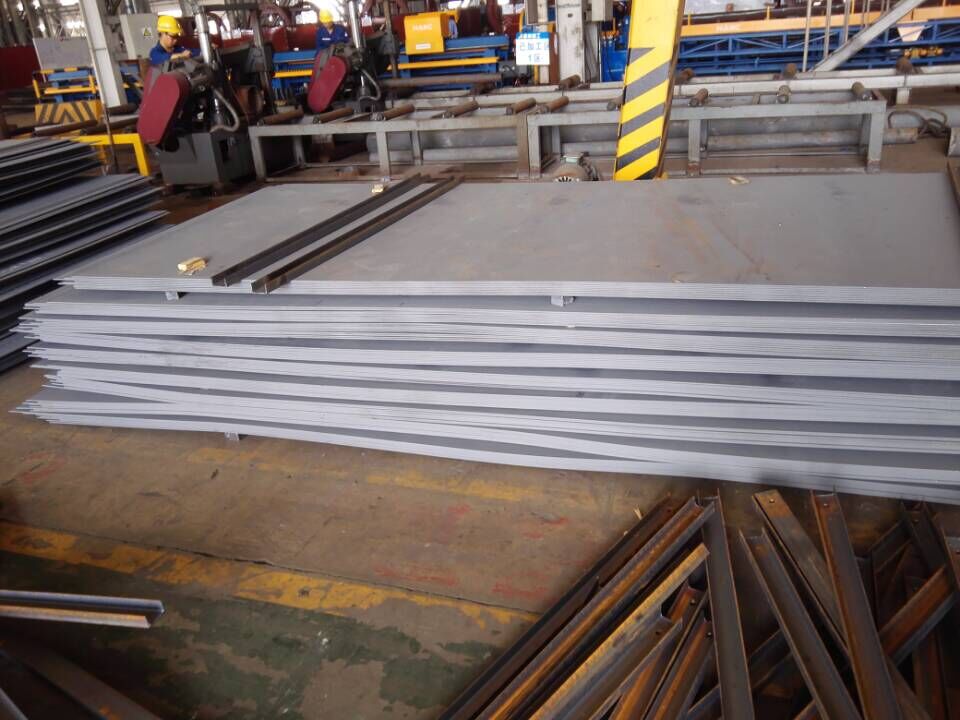 SPA C weathering steel heat treatment method